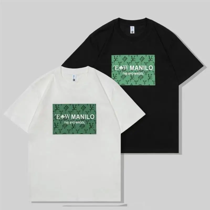 Summer New Letter Color Matching Printing Men's All-match Personality Round Neck Trend Casual Short-sleeved
Summer New Letter Color Matching Printing Men's All-match Personality Round Neck Trend Casual Short-sleeved