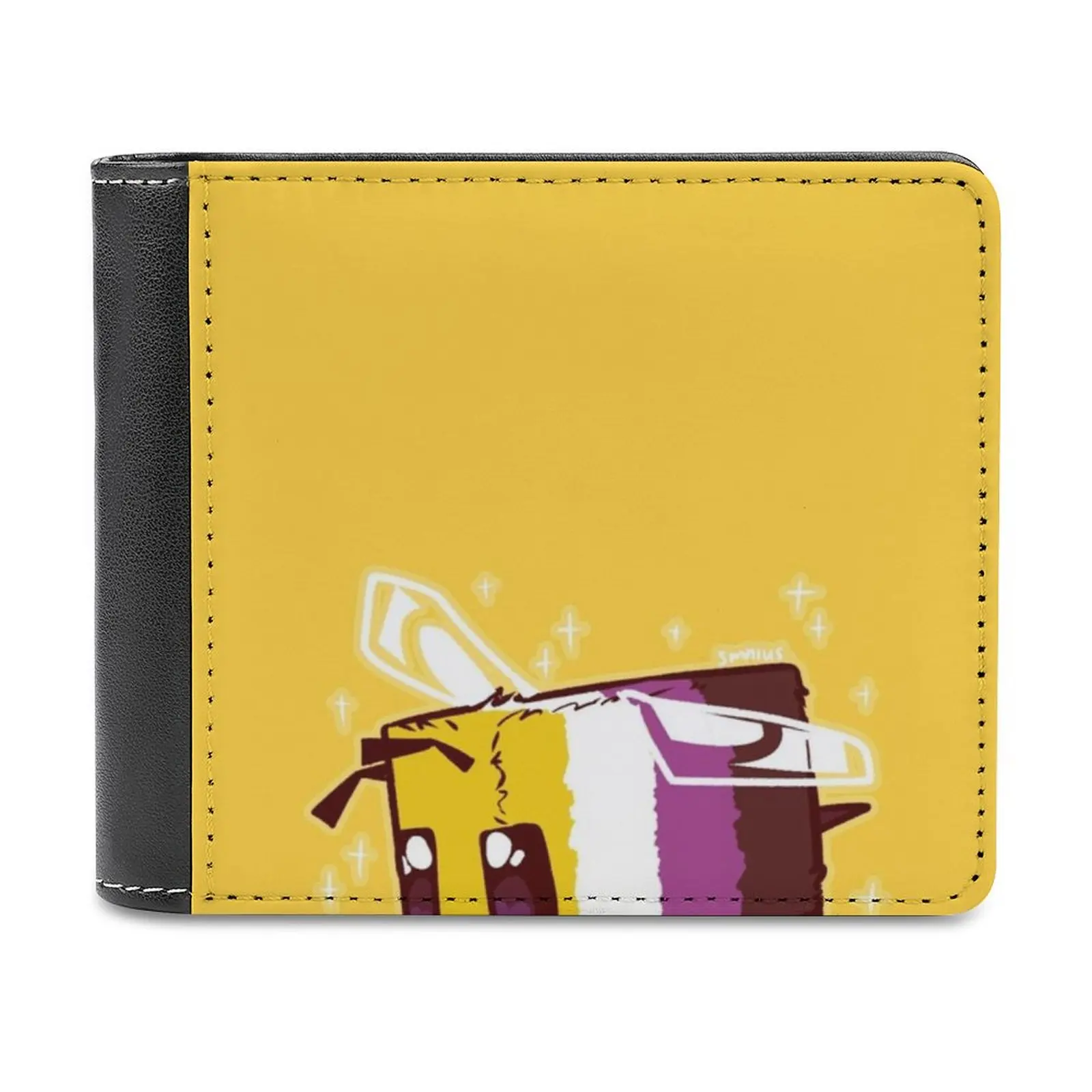 Non-Binary Pride Bee Men's Wallet Leisure Travel Lightweight Portable Wallets Short Style Male Purse Nonbinary Enby Pride Pride
Non-Binary Pride Bee Men's Wallet Leisure Travel Lightweight Portable Wallets Short Style Male Purse Nonbinary Enby Pride Pride