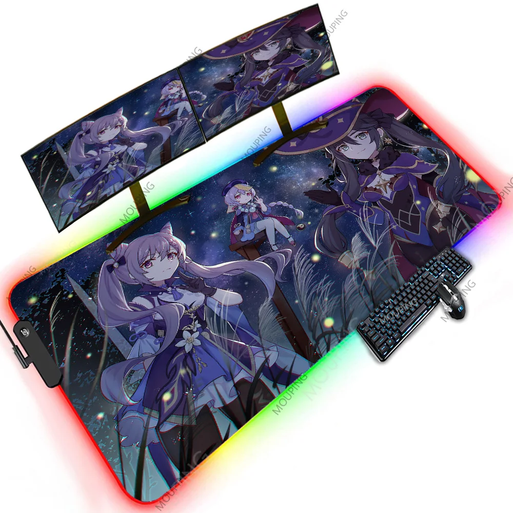 Genshin Anime Backlit Cheapest Cute Kawaii Computer Deskmat 100x50 XXXXL Led Rgb Rubber Pad Oversize Mouse Pad White Game Carpet
Genshin Anime Backlit Cheapest Cute Kawaii Computer Deskmat 100x50 XXXXL Led Rgb Rubber Pad Oversize Mouse Pad White Game Carpet