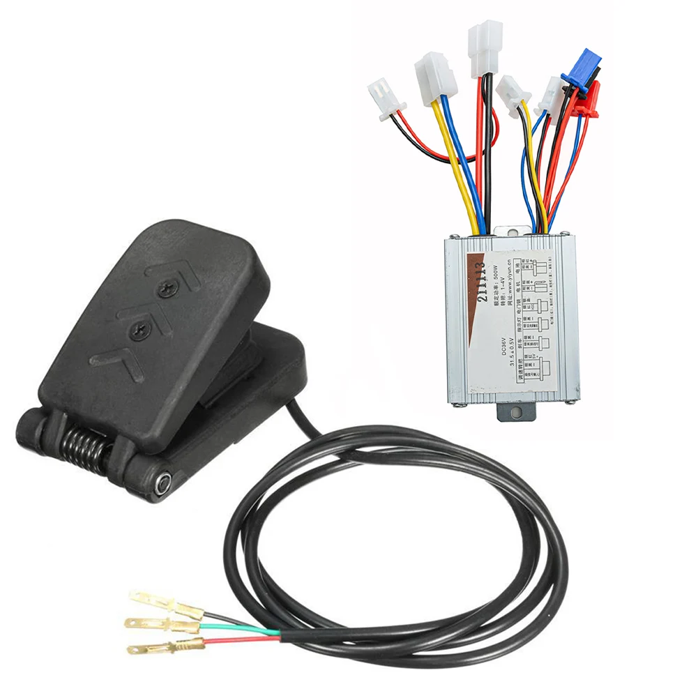 Electric Bike Scooter Brush Speed Motor Controller Throttle Foot Pedal 36V 500W Brushed Controllers Ebike E-Scooter Parts
Electric Bike Scooter Brush Speed Motor Controller Throttle Foot Pedal 36V 500W Brushed Controllers Ebike E-Scooter Parts