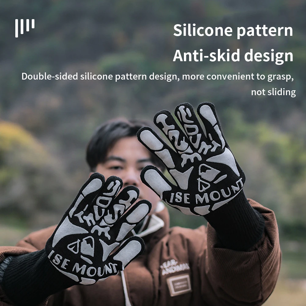 Heat Proof Gloves For Outdoor Camping BBQ Gloves High Temperature Resistance Barbecue Gloves 800 Degree Fireproof Grill Gloves 
Heat Proof Gloves For Outdoor Camping BBQ Gloves High Temperature Resistance Barbecue Gloves 800 Degree Fireproof Grill Gloves