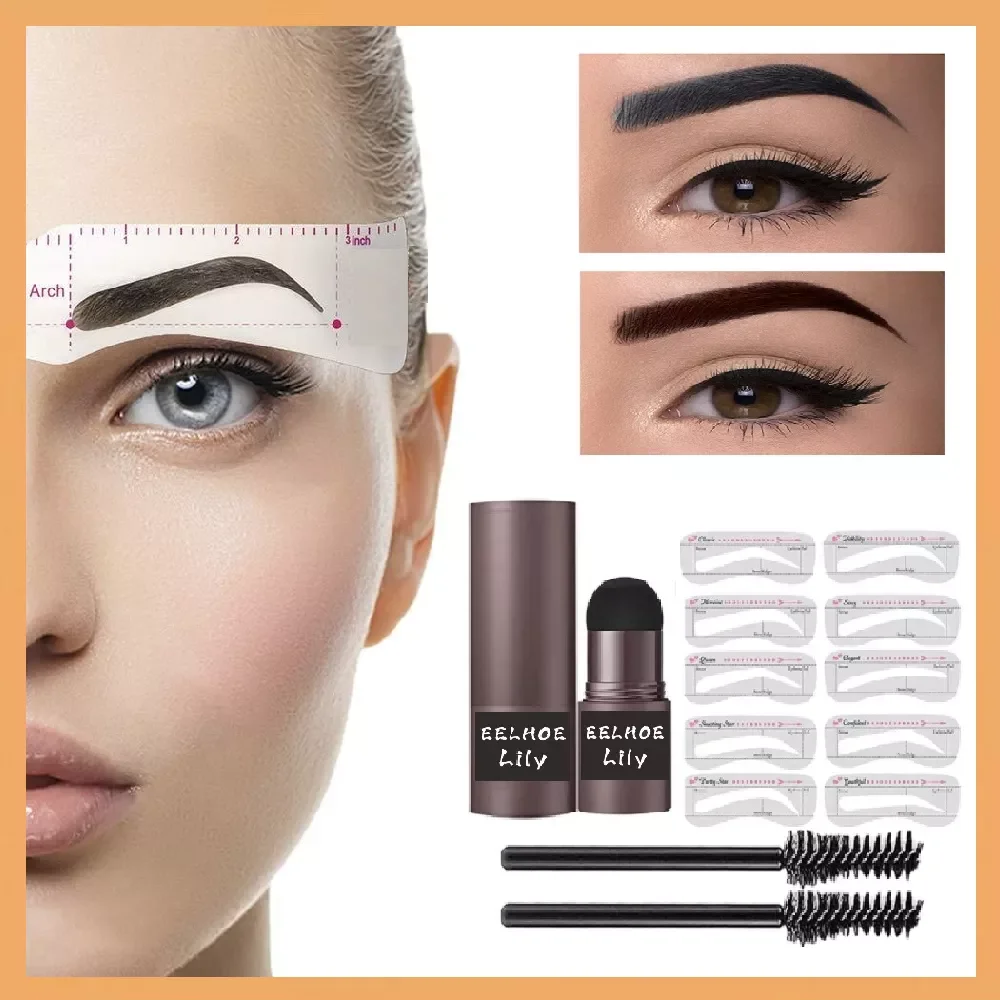 Makeup 2023 One Step Eyebrow Stamp Shaping Kit Brow Set Pen Women Waterproof Contour Stencil Tint Natural Stick Hairline Enhance
Makeup 2023 One Step Eyebrow Stamp Shaping Kit Brow Set Pen Women Waterproof Contour Stencil Tint Natural Stick Hairline Enhance