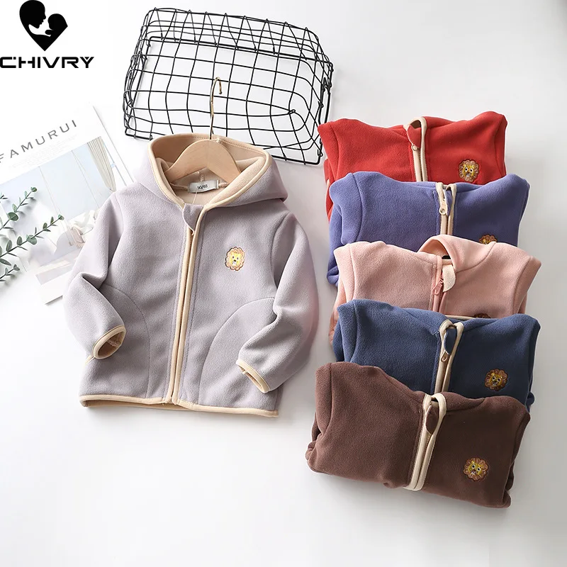 New Baby Boys Girls Outerwear Kids Hooded Zipper Coat Sweatshirt Autumn Winter Warm Soft Polar Fleece Jacket Children's Clothing
New Baby Boys Girls Outerwear Kids Hooded Zipper Coat Sweatshirt Autumn Winter Warm Soft Polar Fleece Jacket Children's Clothing