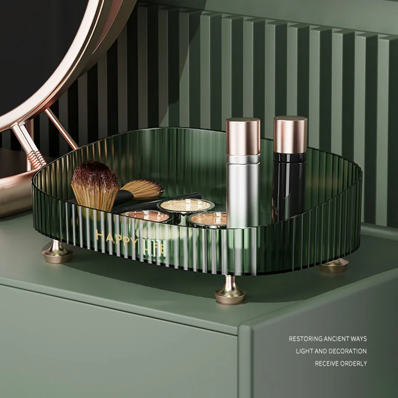 ECHOME Makeup Organizer Jewelry Makeup Brush Desktop Single-layer Transparent Oval Holder Box Cosmetic Antiskid Storage Box Rack
ECHOME Makeup Organizer Jewelry Makeup Brush Desktop Single-layer Transparent Oval Holder Box Cosmetic Antiskid Storage Box Rack