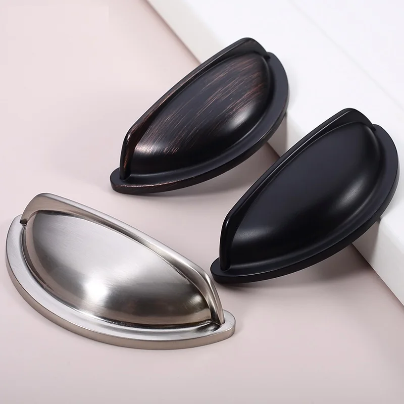 Kitchen Cabinet Handles Zinc Alloy Shell Handle American Retro Drawer Cabinet Knobs Shell Semi-circular Buckle Hand Cabinet
Kitchen Cabinet Handles Zinc Alloy Shell Handle American Retro Drawer Cabinet Knobs Shell Semi-circular Buckle Hand Cabinet