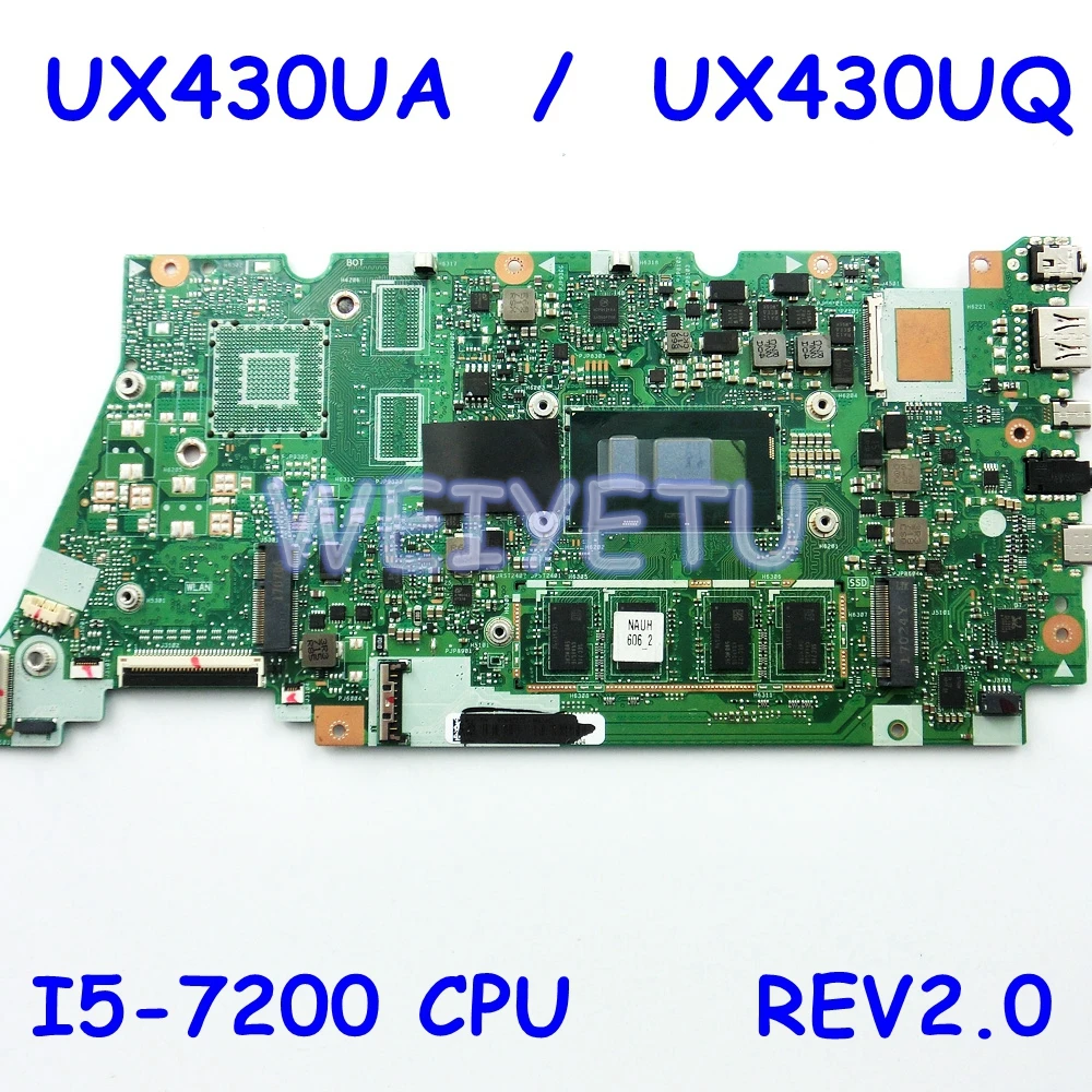 Материнская плата UX430UA для ASUS UX430U UX430UA UX430UQ U4100U U4100, материнская плата ноутбука UX430UQ, материнская плата REV2.0, тест
Материнская плата UX430UA для ASUS UX430U UX430UA UX430UQ U4100U U4100, материнская плата ноутбука UX430UQ, материнская плата REV2.0, тест