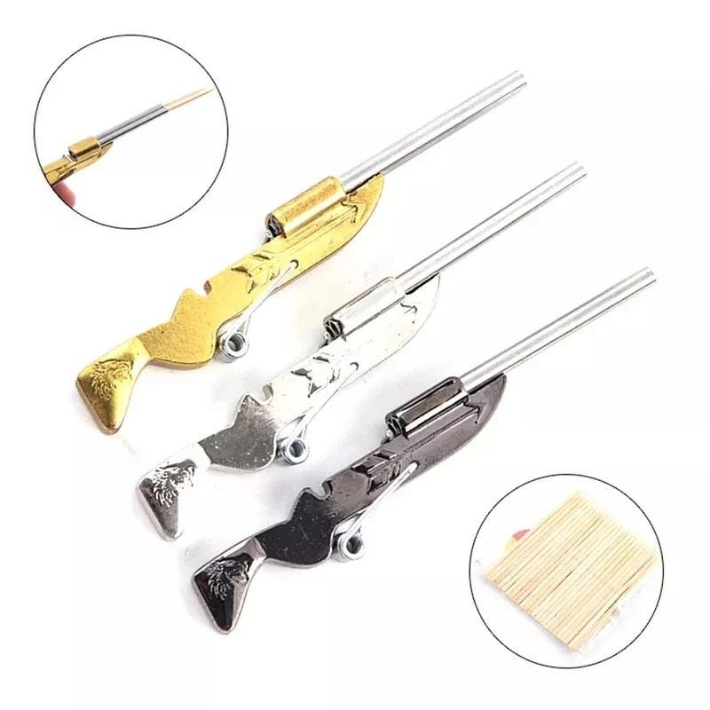 Mini Toothpick Launcher Toy Funny Hunting Shooting Toys Fun Shooting Toy Hunting Outdoor Anti-Stress Decompression Toys Decor
Mini Toothpick Launcher Toy Funny Hunting Shooting Toys Fun Shooting Toy Hunting Outdoor Anti-Stress Decompression Toys Decor