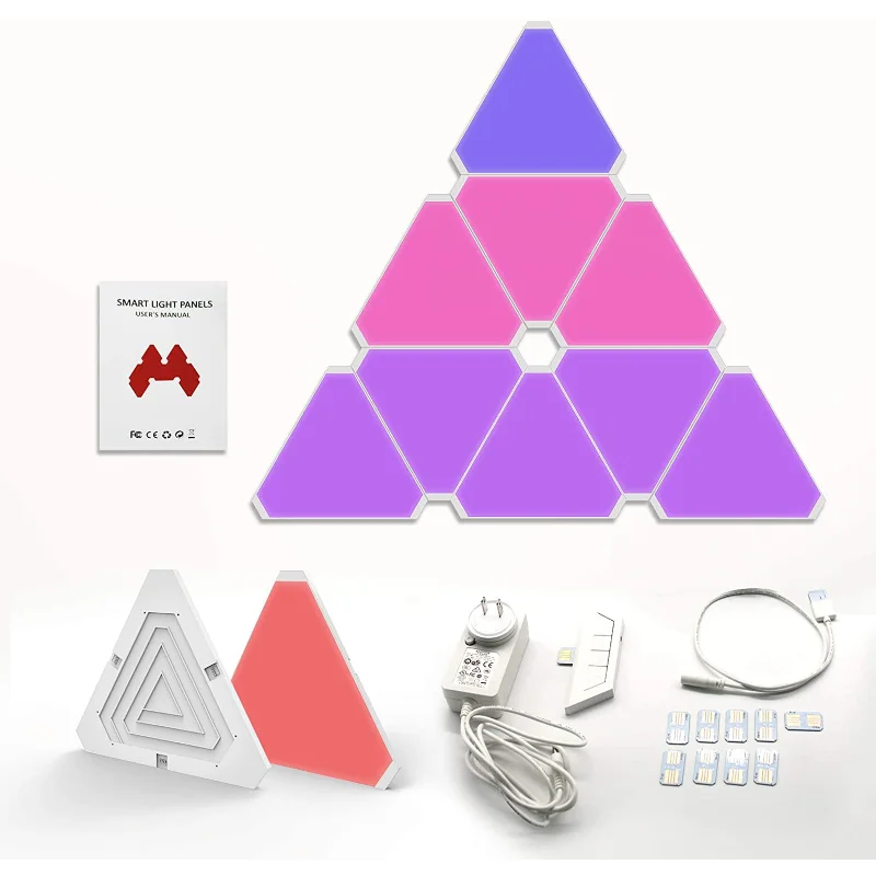 Remote Control Best Price Cololight Triangle Kit 9Pcs Eu Customization Rgbw Rgb Gaming Light Wall Light Panel Light
Remote Control Best Price Cololight Triangle Kit 9Pcs Eu Customization Rgbw Rgb Gaming Light Wall Light Panel Light