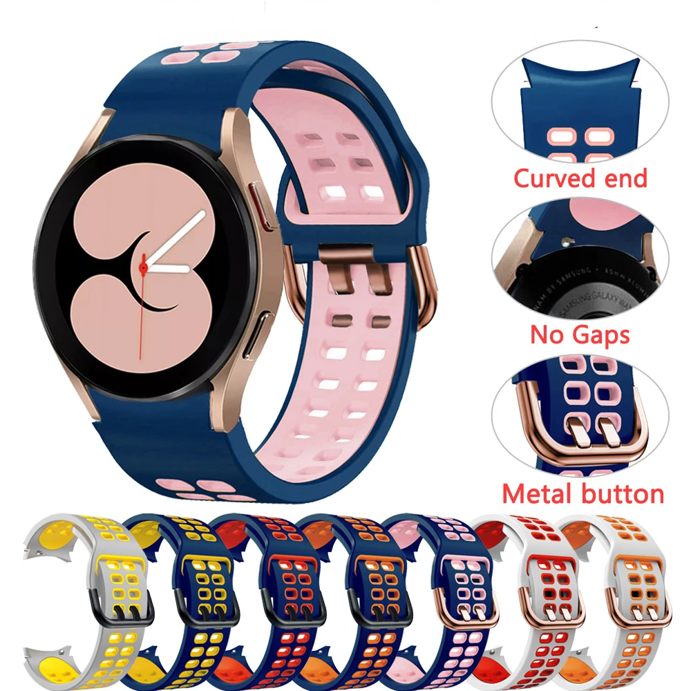 Silicone Strap For Samsung Galaxy Watch 5 pro Watch 4 40 44mm Bands Sport Bracelet For Watch 4 classic 46mm 42mm Correa
Silicone Strap For Samsung Galaxy Watch 5 pro Watch 4 40 44mm Bands Sport Bracelet For Watch 4 classic 46mm 42mm Correa
