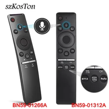 범용 음성 원격 제어 교체 삼성 스마트 TV BN59-01312A/BN59-01266A Netflix 프라임 Hulu 단축키