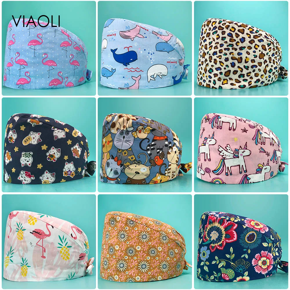 New Wholesale Pet Grooming Scrubs Hats with Sweat-absorbent Medical Nursing Caps Washable Work Hats Elastic Health Service Caps
New Wholesale Pet Grooming Scrubs Hats with Sweat-absorbent Medical Nursing Caps Washable Work Hats Elastic Health Service Caps