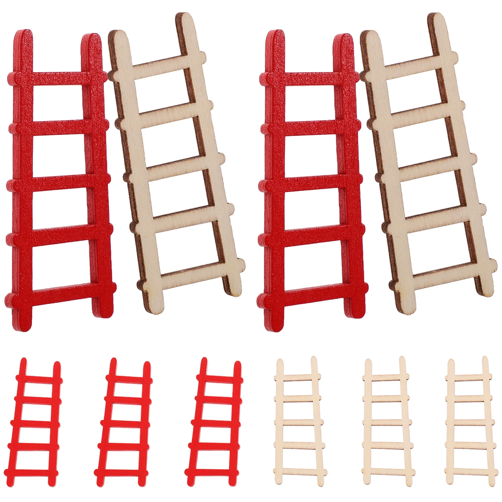 10 Pcs Miniature Scene Models Decoration Furniture Step Ladder Small Miniatures Crafts Wooden
10 Pcs Miniature Scene Models Decoration Furniture Step Ladder Small Miniatures Crafts Wooden