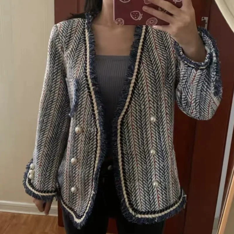 Women oversized Outerwear Coats 2021 Spring Striped Plaid Suits Korean Female Coat Loose Retro HK Style Basic Jackets Ins New
Women oversized Outerwear Coats 2021 Spring Striped Plaid Suits Korean Female Coat Loose Retro HK Style Basic Jackets Ins New