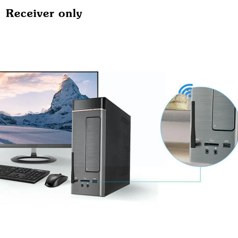 Bluetooth 5.1 Dongle Adapter Adjustable Antenna For PC Speaker Wireless Mouse Audio Bluetooth Receiver Transmitter X4M3
Bluetooth 5.1 Dongle Adapter Adjustable Antenna For PC Speaker Wireless Mouse Audio Bluetooth Receiver Transmitter X4M3