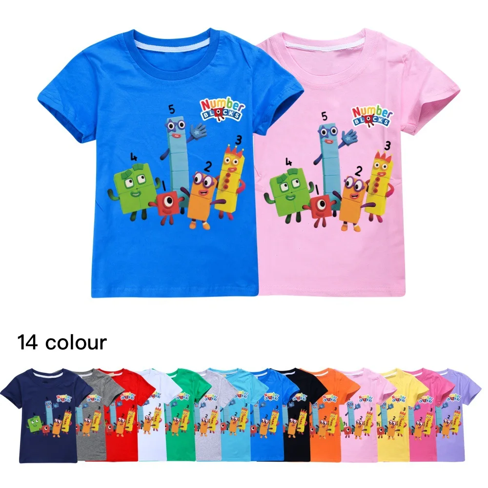 Fashion Children Clothes Numberblocks Clothes Kids Cotton T-Shirt Girls Funny Tshirt Kawaii Boys Casual Short Sleeve T Shirts
Fashion Children Clothes Numberblocks Clothes Kids Cotton T-Shirt Girls Funny Tshirt Kawaii Boys Casual Short Sleeve T Shirts
