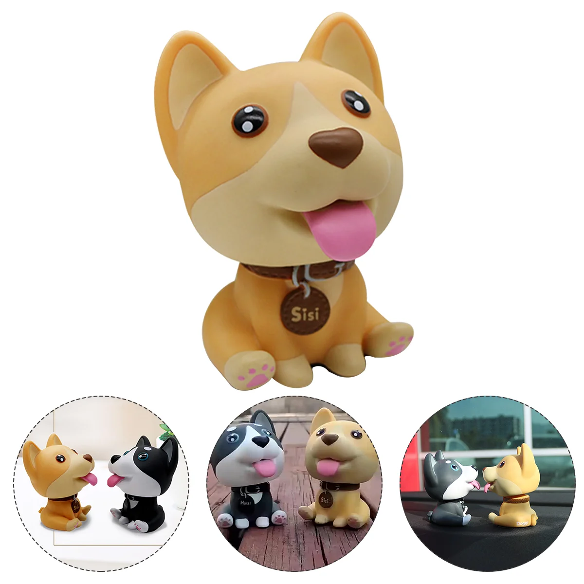 Dog Car Head Decorations Figurines Dashboard Interior Shakingbobblehead Simulation Decor Puppy Ornament Mini Figures Animal
Dog Car Head Decorations Figurines Dashboard Interior Shakingbobblehead Simulation Decor Puppy Ornament Mini Figures Animal