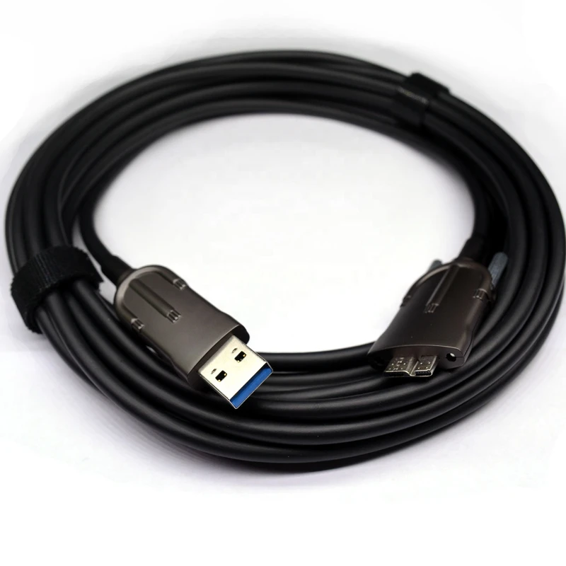 3,0 тип A к micro-B с фиксирующими винтами usb высокогибкий активный оптический кабель для промышленных камер
3,0 тип A к micro-B с фиксирующими винтами usb высокогибкий активный оптический кабель для промышленных камер