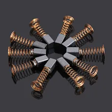10pcs/5Pairs Carbon Brush Spare Parts for Generic Electric Motor Power Tools 5x5x8mm for Drill Dremel Rotary Tool Accessories