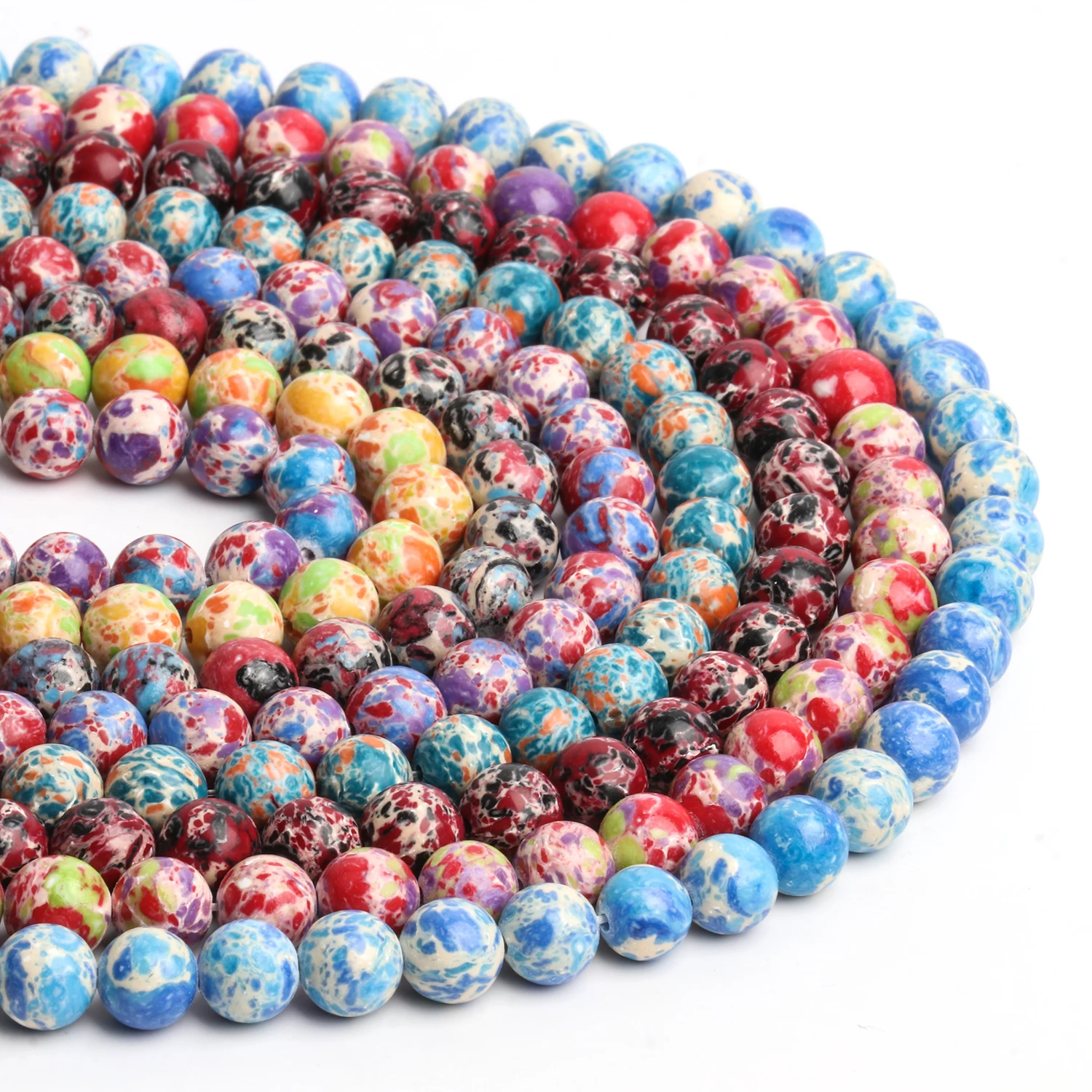 Colorful Sea Sediment Jaspers Stone Beads 6mm 8mm 10mm Round Loose Beads For Jewelry Making Diy Handmade Bracelet Accessories
Colorful Sea Sediment Jaspers Stone Beads 6mm 8mm 10mm Round Loose Beads For Jewelry Making Diy Handmade Bracelet Accessories