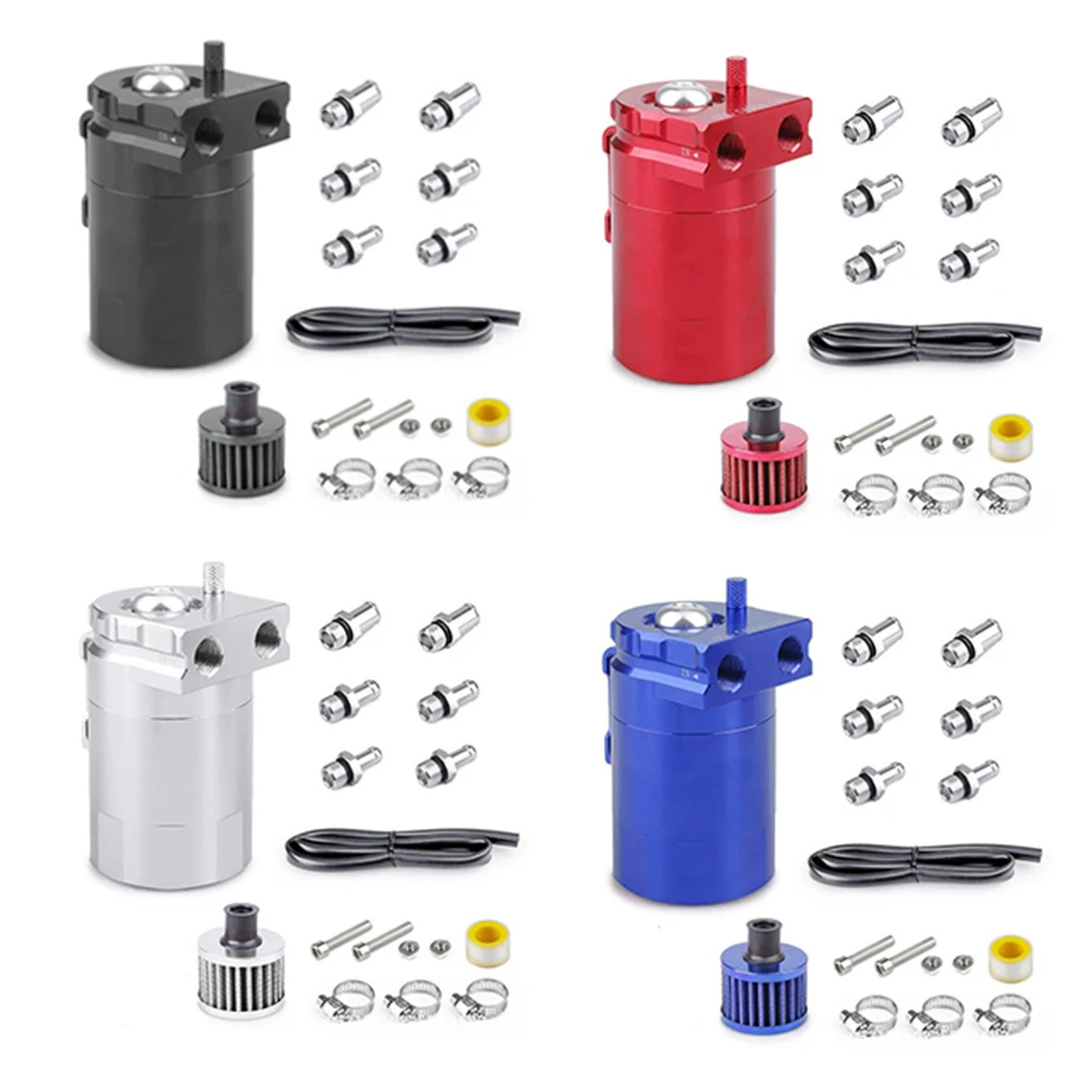Durable Car Baffled Auto Vehicle Catch Can Oil Catch Can Tank with Air Filter Hose Vehicle Fuel Collector
Durable Car Baffled Auto Vehicle Catch Can Oil Catch Can Tank with Air Filter Hose Vehicle Fuel Collector