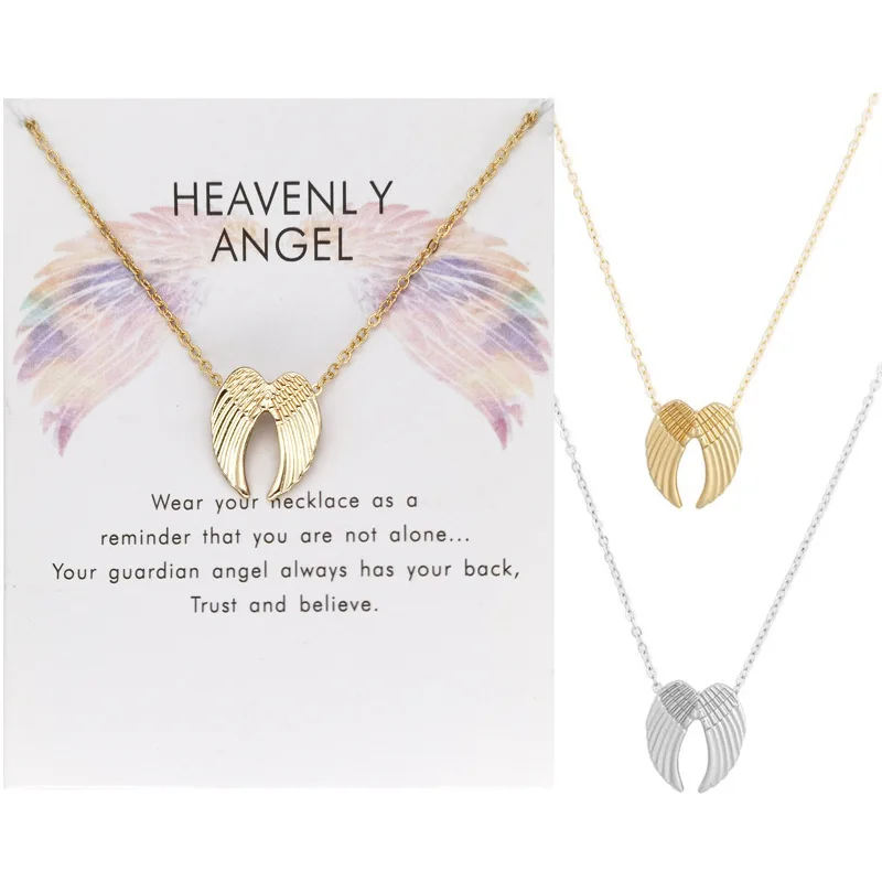 Angel Wings Necklace Angel Wings Card Necklace Ins Pulsera Hombre Long Layered Necklace
Angel Wings Necklace Angel Wings Card Necklace Ins Pulsera Hombre Long Layered Necklace