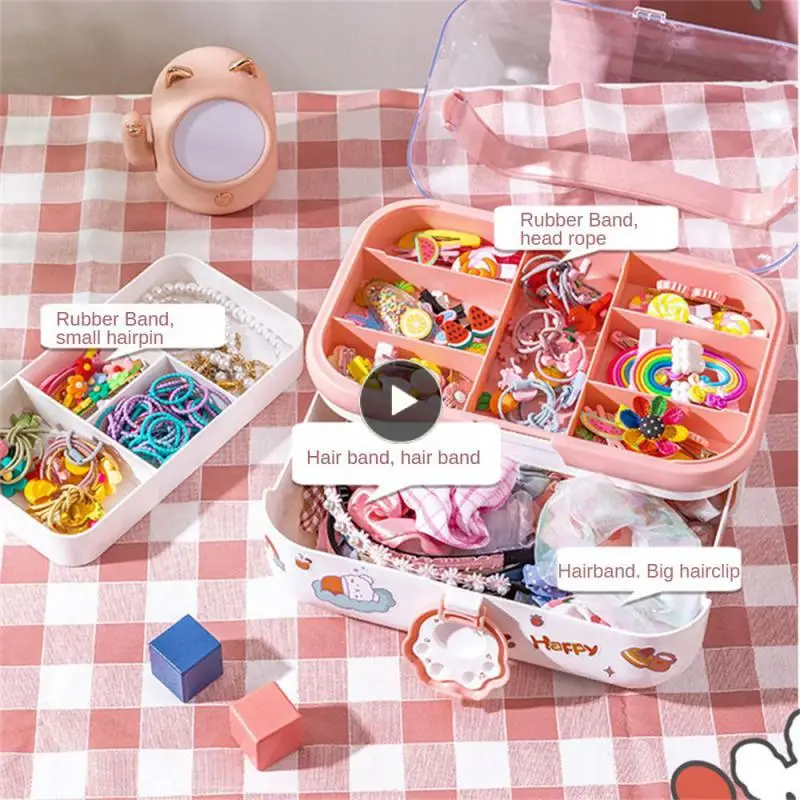 Layered Storage Storage Box Convenient Lock Head Jewelry Box Head Rope Rubber Band Dustproof And Moistureproof Baby Jewelry Box
Layered Storage Storage Box Convenient Lock Head Jewelry Box Head Rope Rubber Band Dustproof And Moistureproof Baby Jewelry Box