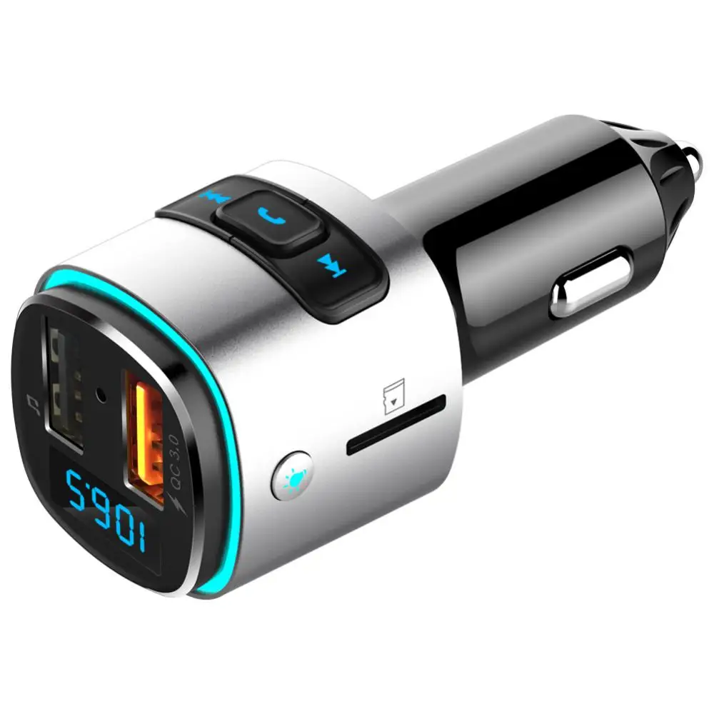 Wireless V4.2 MP3 Music Player Car FM Transmitter QC3.0 Quick Charge Adapter Hands-free Car Charger With LED Display
Wireless V4.2 MP3 Music Player Car FM Transmitter QC3.0 Quick Charge Adapter Hands-free Car Charger With LED Display