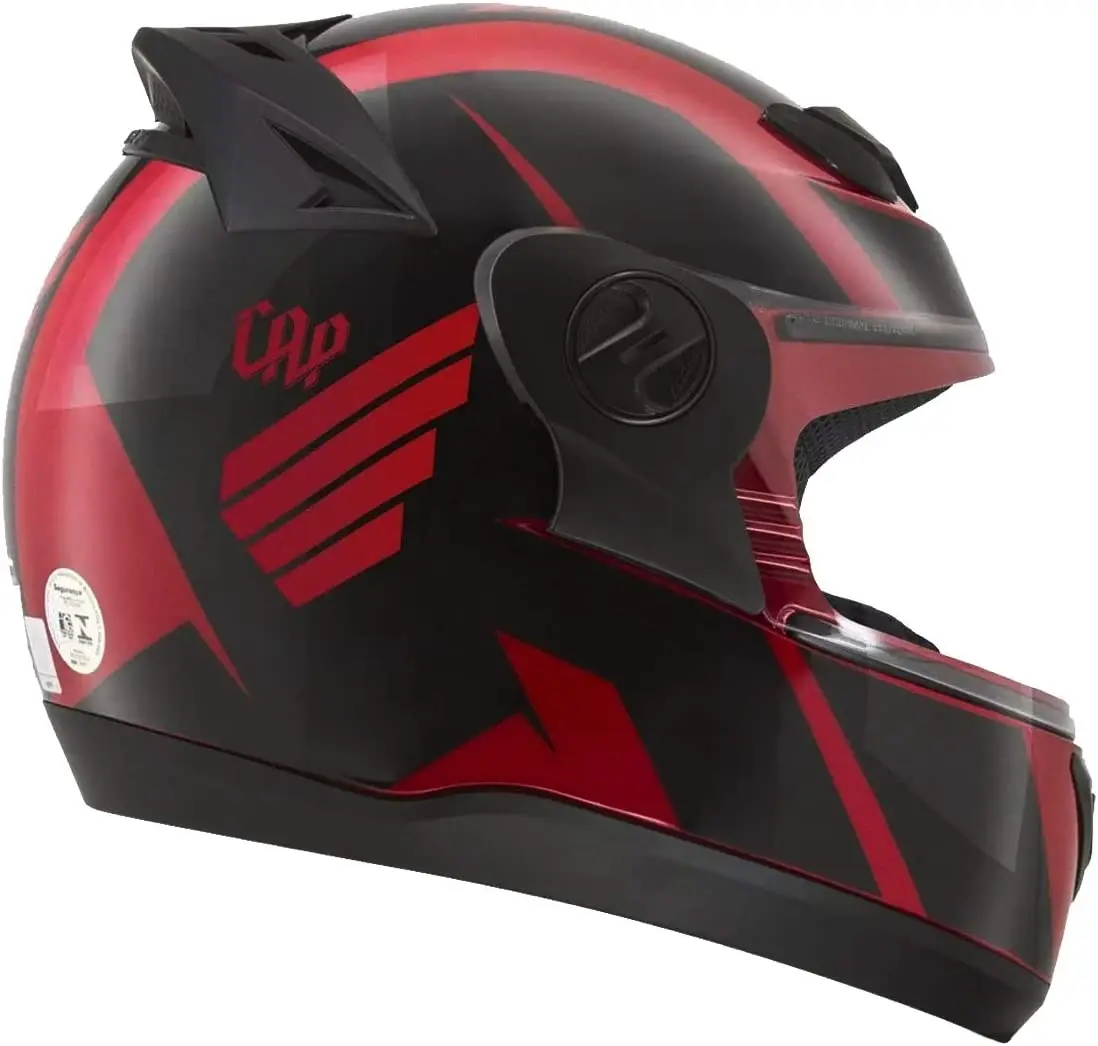 Cap. Liberty Evol. 3G Clube Athletico Paranaense Tam. 56 /Red Motorcycle Motorbike Sports helmet Anti-fog Hat Men Women Scooter
Cap. Liberty Evol. 3G Clube Athletico Paranaense Tam. 56 /Red Motorcycle Motorbike Sports helmet Anti-fog Hat Men Women Scooter