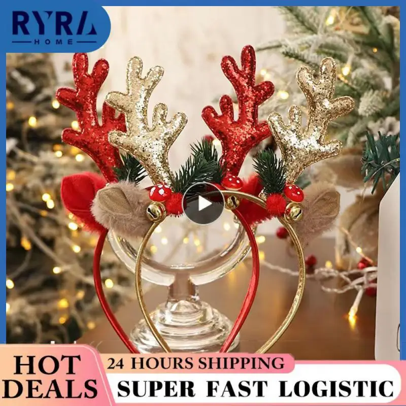 5/8/10PCS Christmas Headbands Sequins Reindeer Antlers Ears Headbands For Women Girls Christmas Party Decoration Cosplay Hair
5/8/10PCS Christmas Headbands Sequins Reindeer Antlers Ears Headbands For Women Girls Christmas Party Decoration Cosplay Hair