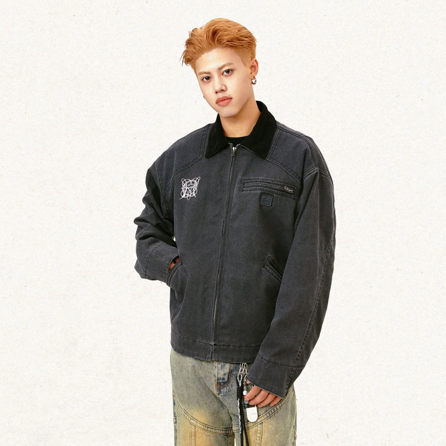 MADE EXTREME Clean Fit Retro Short Jacket Vibe Style Washed Winter Jacket Men
MADE EXTREME Clean Fit Retro Short Jacket Vibe Style Washed Winter Jacket Men