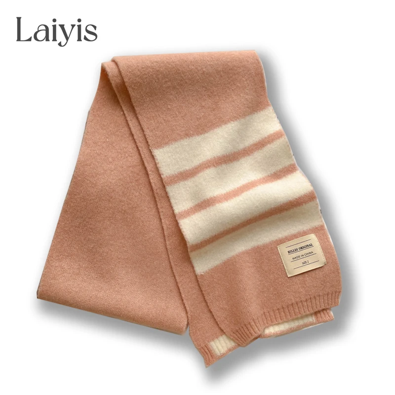 Korean Style Soft Knitted Scarf Women Student Stoles Wool Winter Warm Neckerchief Stripen Elastic 2022 Fashion Foulard Simple
Korean Style Soft Knitted Scarf Women Student Stoles Wool Winter Warm Neckerchief Stripen Elastic 2022 Fashion Foulard Simple