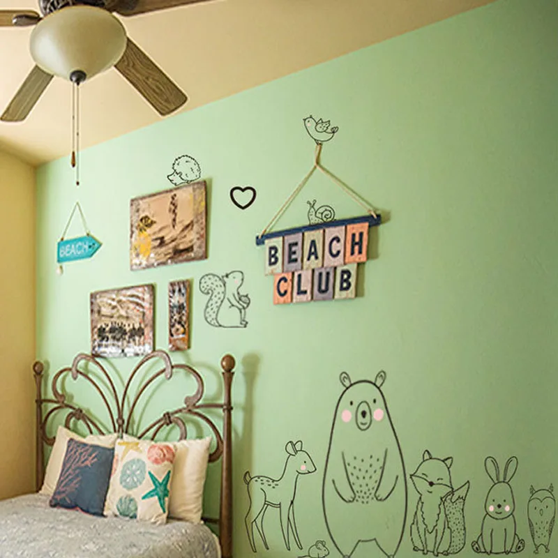 1 Pcs Nordic Cartoon Animal Wall Sticker Shy Bear Fox Baby Kids Room Creative Adhesive Stickers Home Decoration Wallpaper
1 Pcs Nordic Cartoon Animal Wall Sticker Shy Bear Fox Baby Kids Room Creative Adhesive Stickers Home Decoration Wallpaper