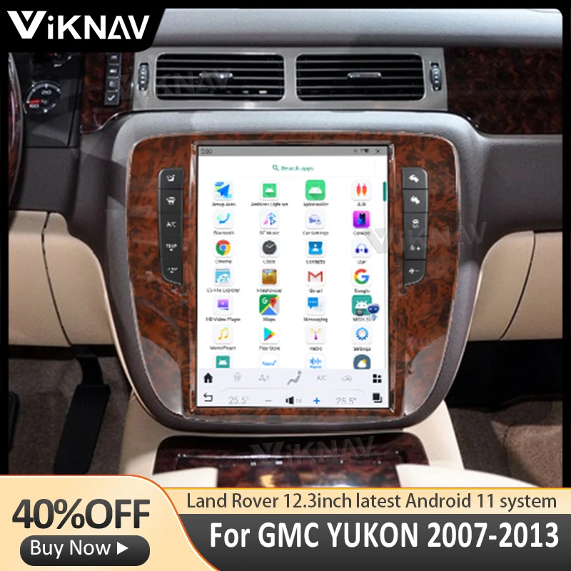 Автомобильный мультимедийный плеер 12,1 дюймов Android для GMC YUKON 2007-2013 HD ЖК сенсорный экран вертикальный экран Авто Стерео GPS навигация
Автомобильный мультимедийный плеер 12,1 дюймов Android для GMC YUKON 2007-2013 HD ЖК сенсорный экран вертикальный экран Авто Стерео GPS навигация