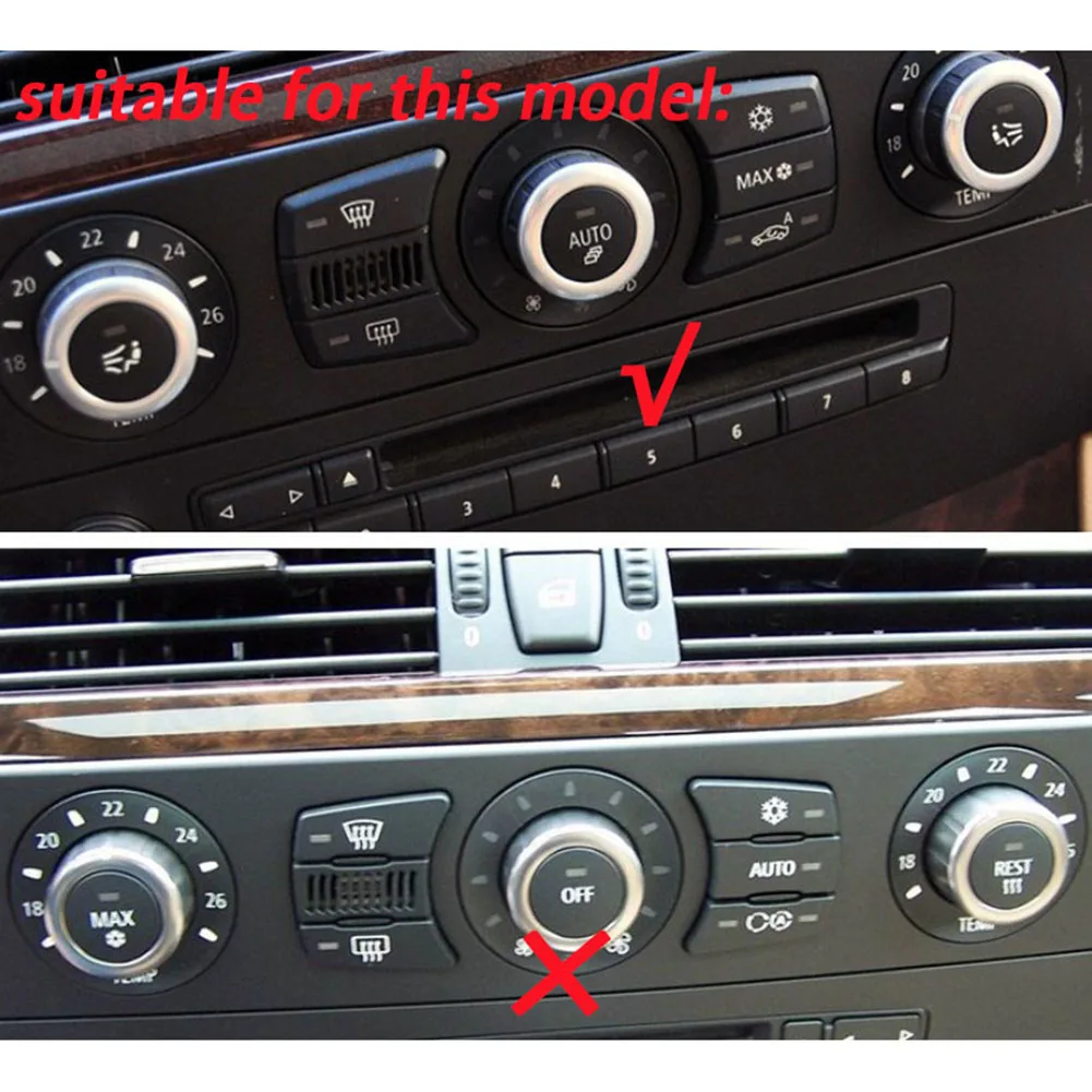 Part Button Cover A/C Accessories Auto Black Button Cover Central Control For BMW E60 E61 E63 E64 5 6 Front M5 M6
Part Button Cover A/C Accessories Auto Black Button Cover Central Control For BMW E60 E61 E63 E64 5 6 Front M5 M6