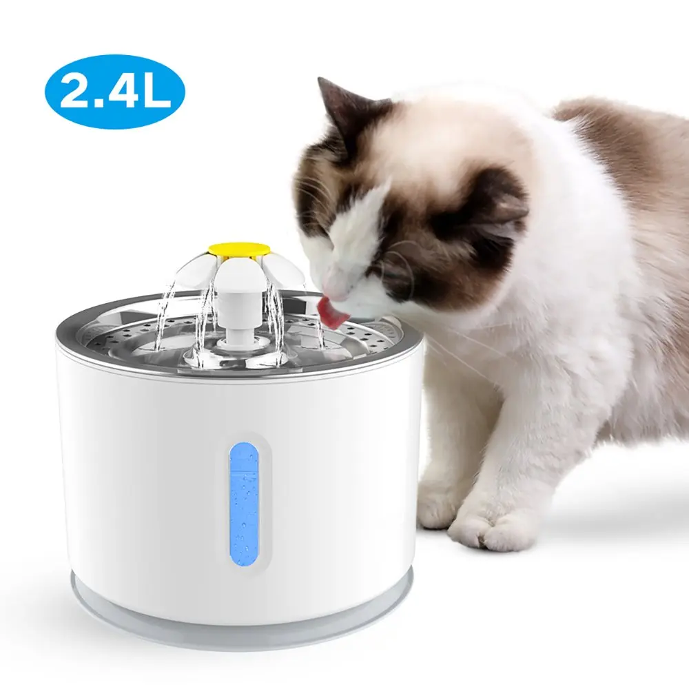 Pet Fountain, Water Fountain, Automatic Water Dispenser for Cats and Dogs, Circulating Filtration System, Easy-to-See Water Leve
Pet Fountain, Water Fountain, Automatic Water Dispenser for Cats and Dogs, Circulating Filtration System, Easy-to-See Water Leve