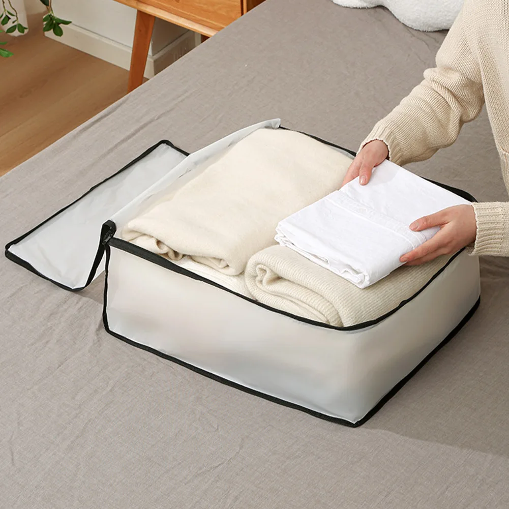 Box Storage Bag 60*45*30cm Breathable Clothes Dustproof Multi-purpose PEVA Material Quilt Reusable Translucent
Box Storage Bag 60*45*30cm Breathable Clothes Dustproof Multi-purpose PEVA Material Quilt Reusable Translucent