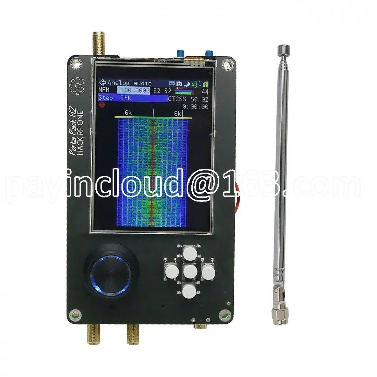 PortaPack H2 + HackRF One SDR + 0.5ppm GPS TCXO + Havoc Firmware + 3.2 Inch LCD Display
PortaPack H2 + HackRF One SDR + 0.5ppm GPS TCXO + Havoc Firmware + 3.2 Inch LCD Display