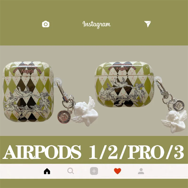 Lingge Angel Pendant AirPods 3 Case Apple AirPods 2 Case Cover AirPods Pro Case IPhone Earphone Accessories Air Pod Case
Lingge Angel Pendant AirPods 3 Case Apple AirPods 2 Case Cover AirPods Pro Case IPhone Earphone Accessories Air Pod Case