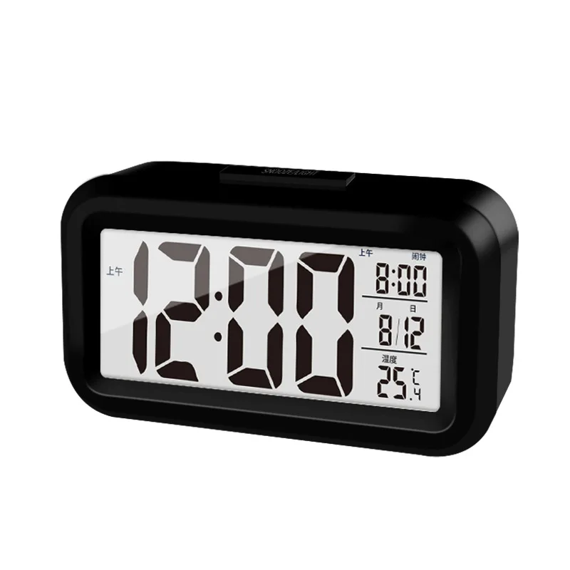 

Alarm Clock LED Digital Watch Backlight Snooze Mute Calendar Temperature Display Table Clock Electronic Desktop Alarm Clocks