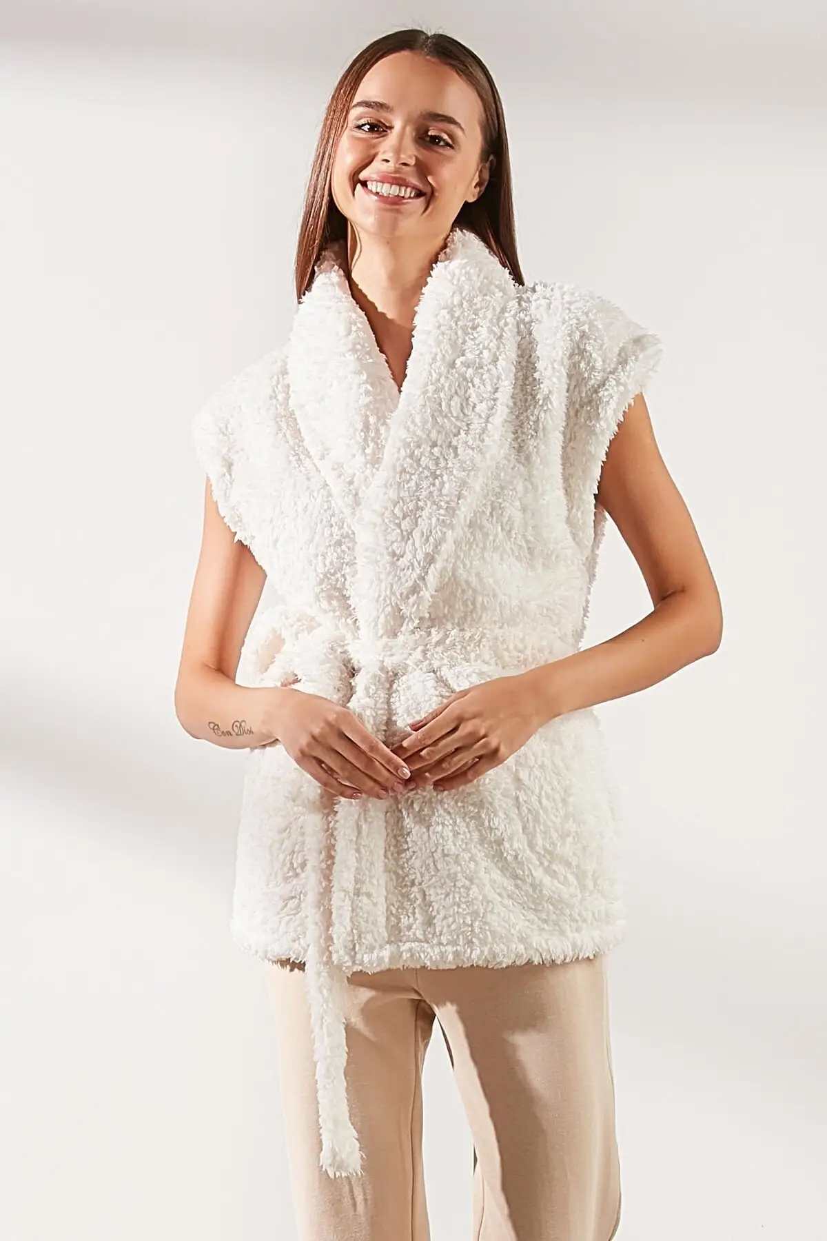 Dressing Gown Welsoft Sleeveless 1070530000 White Fashion Robe Robe Robe Sexy Peignoir Kimono Bride Sleepwear Night Gown
Dressing Gown Welsoft Sleeveless 1070530000 White Fashion Robe Robe Robe Sexy Peignoir Kimono Bride Sleepwear Night Gown