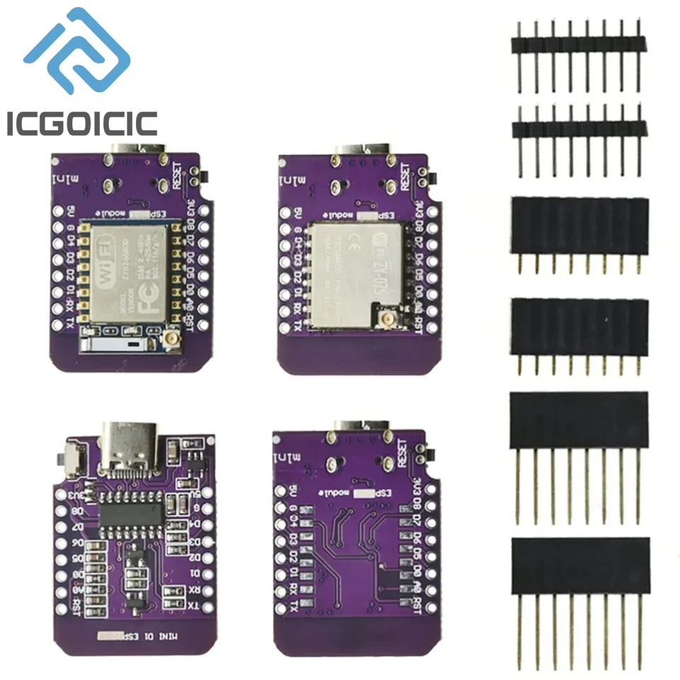 D1 MINI ESP8266 макетная плата с последовательным портом беспроводной Wi-Fi Встроенный