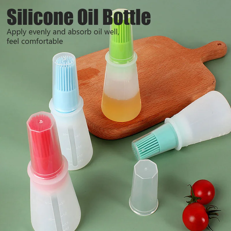 Kitchen High Temperature Resistant Silicone Oil brush With Bottle Barbecue Brush Kitchen Household Baking Without Hair Loss
Kitchen High Temperature Resistant Silicone Oil brush With Bottle Barbecue Brush Kitchen Household Baking Without Hair Loss