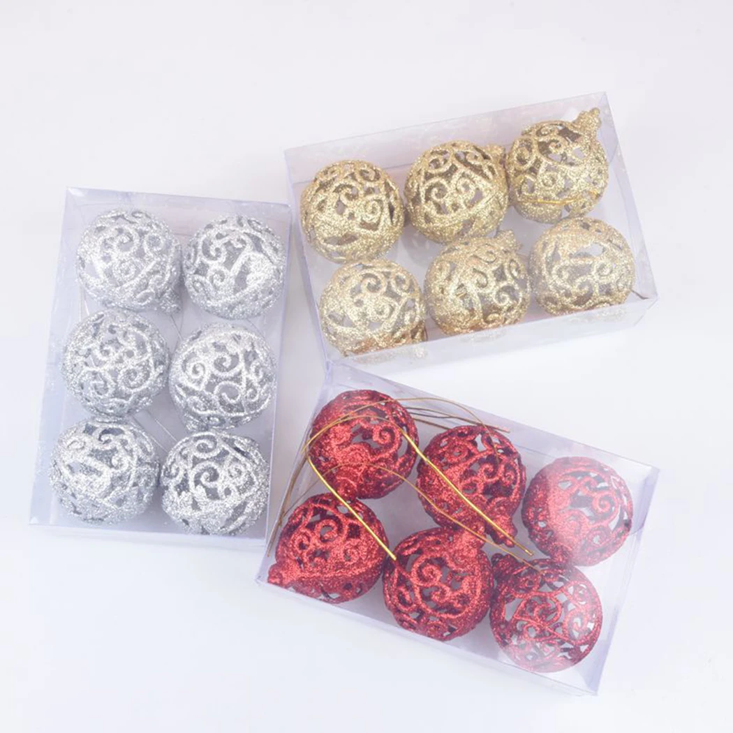 6pcs Glitter Christmas Balls Baubles Xmas Tree Ornament Gold Silver Plastic Christmas Ball Christmas Wedding Decorations DIY
6pcs Glitter Christmas Balls Baubles Xmas Tree Ornament Gold Silver Plastic Christmas Ball Christmas Wedding Decorations DIY