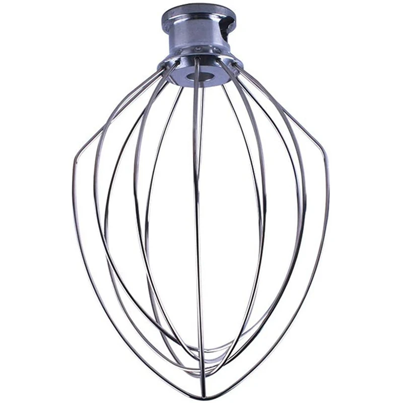 6X Wire Whip Attachment For Tilt-Head Stand Mixer For Kitchenaid K5AWW 5 Quart KSM50, KSM5 Egg Cream Stirrer Accessories
6X Wire Whip Attachment For Tilt-Head Stand Mixer For Kitchenaid K5AWW 5 Quart KSM50, KSM5 Egg Cream Stirrer Accessories