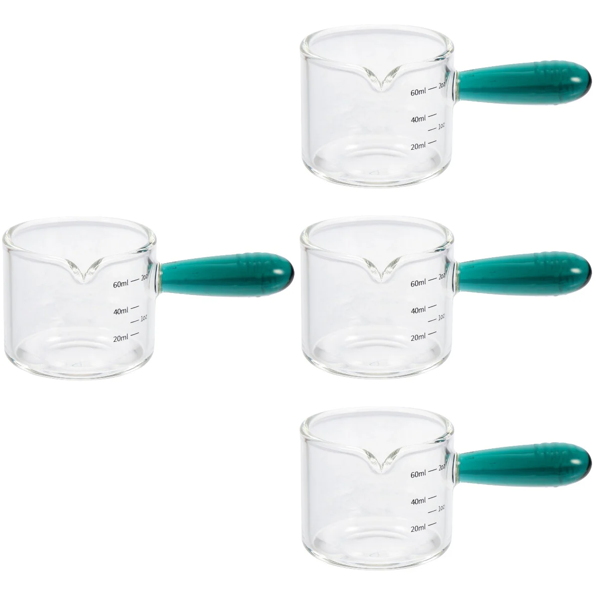 4x Latte Glass Glass Glasses Measuring Cup Pitcher Espresso Pitcher Coffee Measuring Cup Measuring for Home
4x Latte Glass Glass Glasses Measuring Cup Pitcher Espresso Pitcher Coffee Measuring Cup Measuring for Home