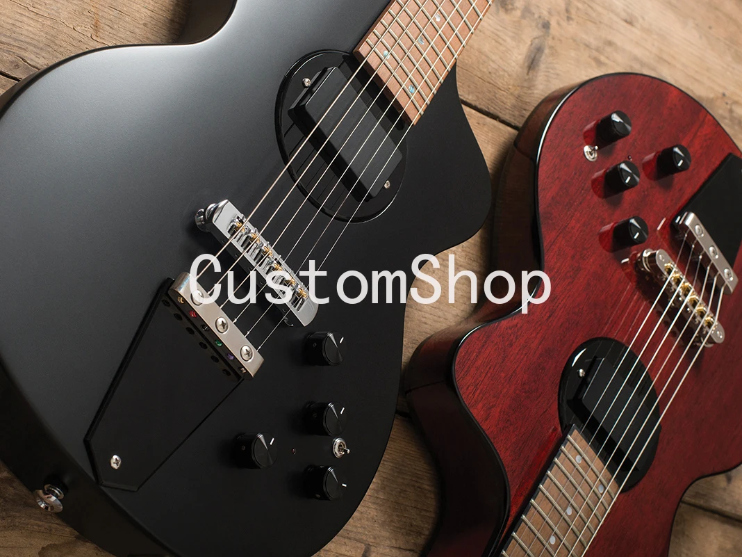 

Rare Rick Turner Model 1 Special C Electric Guitar Brow / All Black Satin Limited Edition, Unbound Mahogany body,