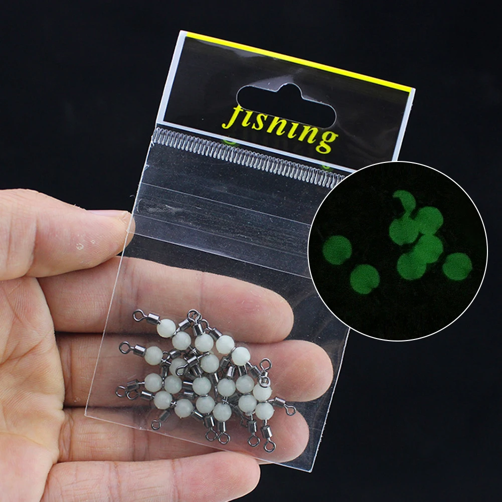 10Pcs Fishing Swivel Connector Bearing Rolling 3 Way Fishhook Lure Line Connector Fishing Tackle Luminous Beads Accessories
10Pcs Fishing Swivel Connector Bearing Rolling 3 Way Fishhook Lure Line Connector Fishing Tackle Luminous Beads Accessories