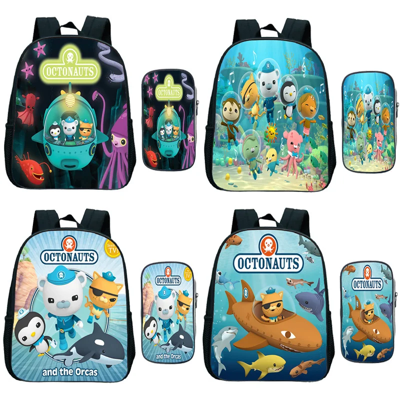 2Pcs/Sets The Octonauts Backpack Toddler Kindergarten Bags Kids School Bags Pen Bag Boys Girls Cartoon Bookbags Children Mochila
2Pcs/Sets The Octonauts Backpack Toddler Kindergarten Bags Kids School Bags Pen Bag Boys Girls Cartoon Bookbags Children Mochila