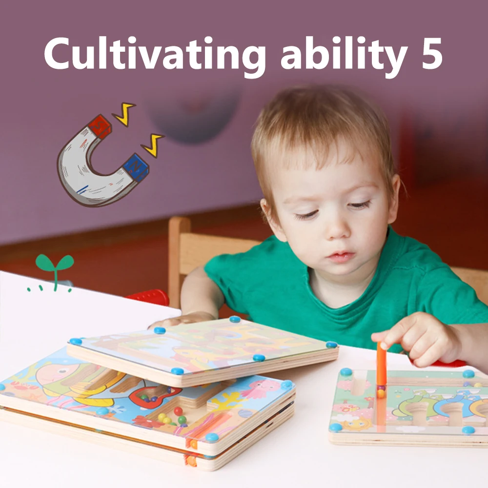 Новый Магнитный лабиринт-головоломка, игрушки-лабиринт с животными, магнитная ручка, бусины для вождения, подарок на день рождения для мальчиков и девочек
Новый Магнитный лабиринт-головоломка, игрушки-лабиринт с животными, магнитная ручка, бусины для вождения, подарок на день рождения для мальчиков и девочек