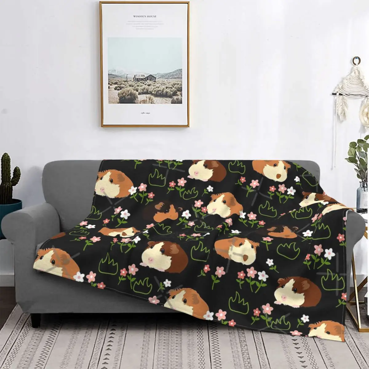 Guinea Pig And Flowers - Black Throw Blanket Pompompurin Receiving Blankets For Bed Bedspread 200X220 Bed Cover 240 Sofa Bed
Guinea Pig And Flowers - Black Throw Blanket Pompompurin Receiving Blankets For Bed Bedspread 200X220 Bed Cover 240 Sofa Bed